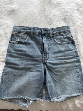 Madewell Light Wash Denim Men's Cutoff Shorts